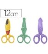 TIJERA ESCOLAR LIDERPAPEL 12CM ESPECIAL PARA INFANTIL CORTA PAPEL Y...