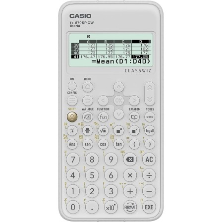 CALCULADORA CASIO FX-570SPX II CLASSWIZ CIENTIFICA 576 FUNCIONES 9 MEMORIAS 15+10+2 DIGITOS CODIGO QR CON TAPA