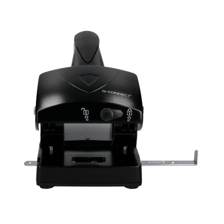 TALADRADOR Q-CONNECT KF01237 NEGRO -ABERTURA 6,5 MM -CAPACIDAD 65 HOJAS