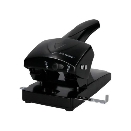 TALADRADOR Q-CONNECT KF01237 NEGRO -ABERTURA 6,5 MM -CAPACIDAD 65 HOJAS