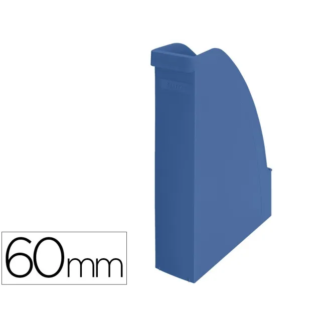 REVISTERO LEITZ RECYCLE PLASTICO LOMO 60 MM AZUL 78X308X278 MM