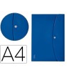 CARPETA LEITZ RECYCLE PORTADOCUMENTOS BROCHE DIN A4 POLIPROPILENO AZUL
