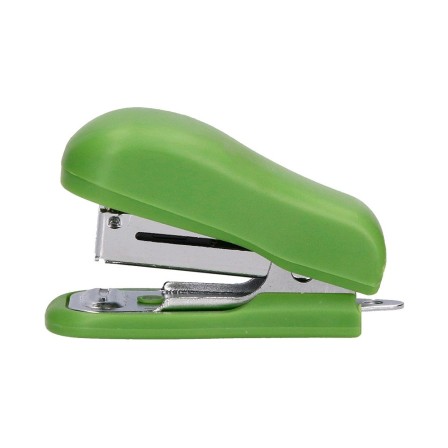 GRAPADORA LIDERPAPEL ECOUSE MINI CAPACIDAD 12 HOJAS 100% PLASTICO RECICLADO CON CAJA DE 1000 GRAPAS 26/6