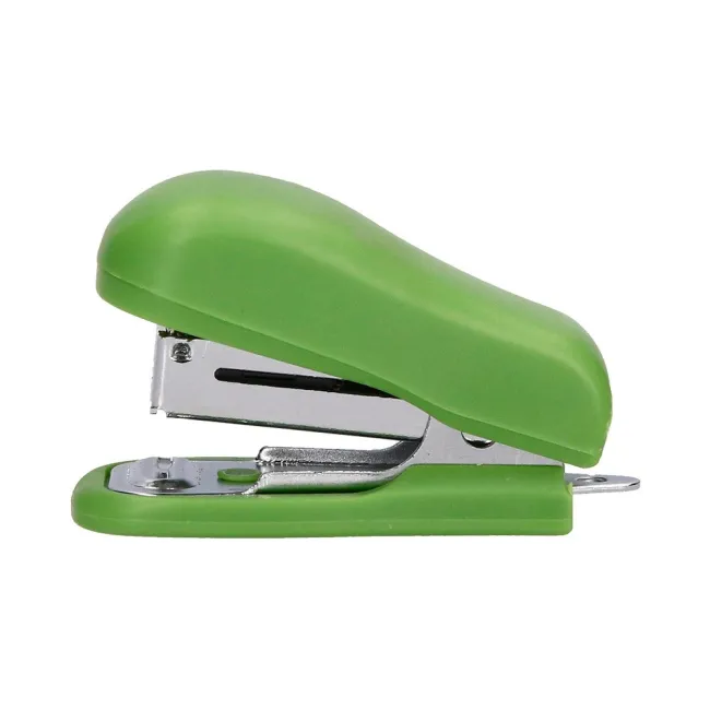 GRAPADORA LIDERPAPEL ECOUSE MINI CAPACIDAD 12 HOJAS 100% PLASTICO RECICLADO CON CAJA DE 1000 GRAPAS 26/6