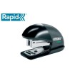 GRAPADORA RAPID MINI FASHION ECO PLASTICO 100% RECICLADO CAPACIDAD 10 HOJAS USA GRAPAS 24/6 Y 26/6 COLOR NEGRO