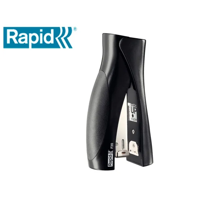 GRAPADORA RAPID VERTICAL ULTIMATE F20 PLASTICO CAPACIDAD DE GRAPADO 20 HOJAS USA GRAPAS 24/6 Y 26/6 COLOR