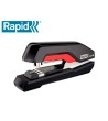 GRAPADORA RAPID S27 FULLSTRIP PLASTICO CAPACIDAD DE GRAPADO 30 HOJAS USA GRAPAS 24/6 Y 26/6 COLOR NEGRO/ROJO
