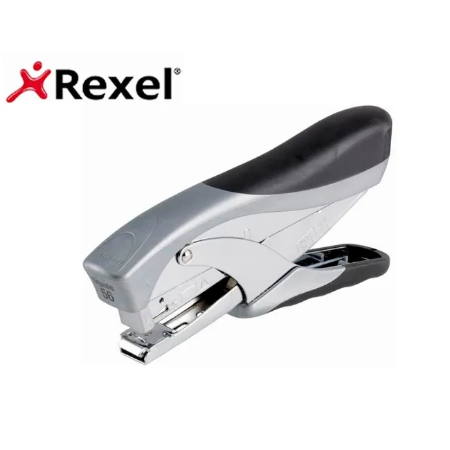 GRAPADORA REXEL DE TENAZA SQUALE 56 METALICA CAPACIDAD DE GRAPADO 25 HOJAS USA GRAPAS 24/6 Y 26/6 COLOR
