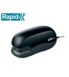 GRAPADORA RAPID ELECTRICA 20EX FIXATIV CAPACIDAD DE GRAPADO 20 HOJAS USA GRAPAS 24/6 Y 26/6 COLOR NEGRO
