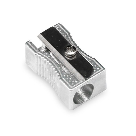 SACAPUNTAS Q-CONNECT METALICO RECTANGULAR 1 USO