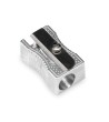 SACAPUNTAS Q-CONNECT METALICO RECTANGULAR 1 USO