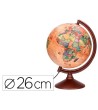 GLOBO TERRAQUEO LIDERPAPEL CON LUZ FISICO Y POLITICO ESTILO ANTIGUO DIAMETRO 26 CM