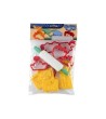 JUEGO JOVI RODILLO PARA PLASTILINA + 12 MOLDES FORMAS SURTIDAS