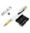 ROLLER BELIUS DUALITA CUERPO NEGRO COLOR BLANCO TINTA NEGRA CAJA DE DISEÑO