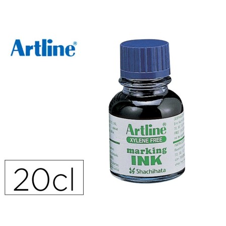 TINTA ROTULADOR ARTLINE ESK-20 AZUL BOTE 20 CC SIN XILENO