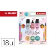 SET STABILO PASTEL LOVE MINI WORLD PEN 68 / POINT 88 / BOSS 18 UNIDADES SURTIDAS