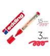 ROTULADOR EDDING 28 PARA PIZARRA BLANCA ECOLINE 90% RECICLADO COLOR ROJO PUNTA REDONDA 1