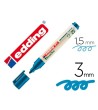 ROTULADOR EDDING 21 MARCADOR PERMANENTE ECOLINE 90% RECICLADO COLOR AZUL PUNTA REDONDA 1