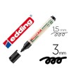 ROTULADOR EDDING 21 MARCADOR PERMANENTE ECOLINE 90% RECICLADO COLOR NEGRO PUNTA REDONDA 1