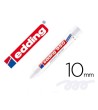MARCADOR EDDING PERMANENTE 950 PASTA OPACA BLANCO PUNTA REDONDA 10 MM PARA SUPERFICIES OXIDADAS/RUGOSAS