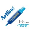 ROTULADOR ARTLINE FLUORESCENTE EKS-600 AZUL PUNTA BISELADA