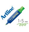 ROTULADOR ARTLINE FLUORESCENTE EKS-600 VERDE PUNTA BISELADA