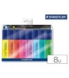 ROTULADOR STAEDTLER TEXTSURFER 364 FLUORESCENTE BOLSA DE 6 UNIDADES COLORES SURTIDOS + 2 REGALO