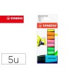 ROTULADOR STABILO BOSS MINI ESTUCHE DE 5 UNIDADES AMARILLO /AZUL/NARANJA/ROSA/VERDE