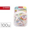 ROTULADOR STABILO FLUORESCENTE SWING COOL PASTEL BOMBONERA DE 100 UNIDADES COLORES SURTIDOS