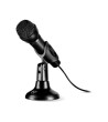 MICROFONO KROM KYP MINI GAMING CON BASE AJUSTABLE CONECTOR JACK 3