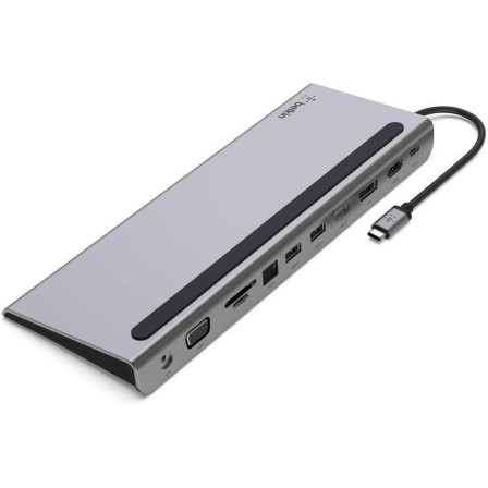 HUB BELKIN INC004BTSGY MULTIPUERTO USB-C / HDMI / VGA / USB-A / USB-C / ETHERNET / JACK 3
