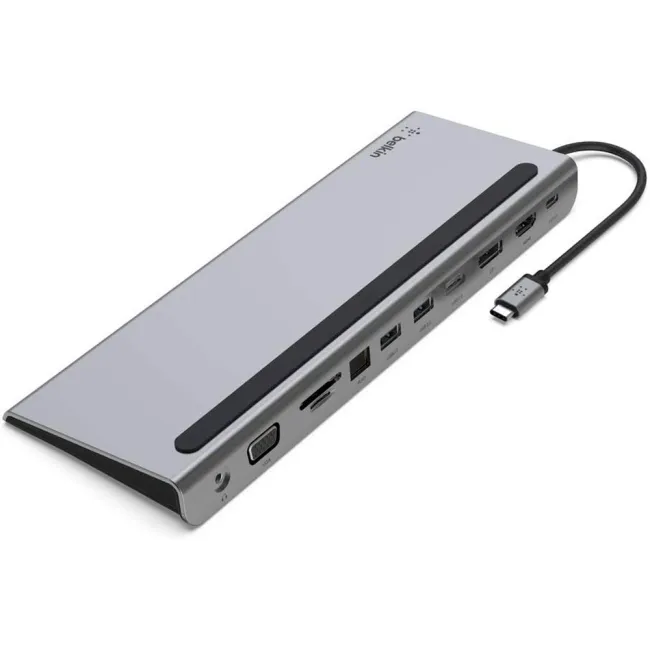 HUB BELKIN INC004BTSGY MULTIPUERTO USB-C / HDMI / VGA / USB-A / USB-C / ETHERNET / JACK 3