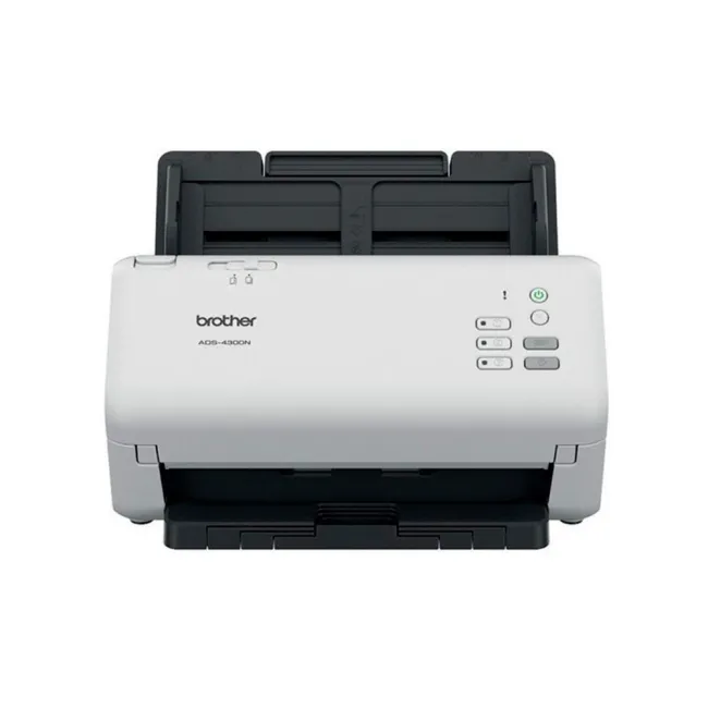 ESCANER BROTHER SOBREMESA ADS4300N DOBLE CARA TAMAÑO A4 RESOLUCION 600 PPP VELOCIDAD 40 PPM USB 2.0