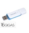 MEMORIA USB PHILIPS FLASH USB 3.0 16GB SNOW BLUE