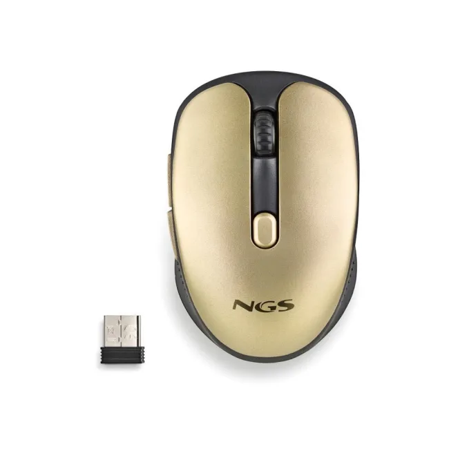 RATON NGS EVO RUST OPTICO 800/1200/1600 DPI INALAMBRICO 5 BOTONES TECLAS SILENCIOSAS RECEPTOR USB 2