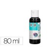 PINTURA ACRILICA LIDERPAPEL BOTE DE 80 ML NEGRO