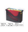 SOPORTE PARA CARPETAS COLGANTES TARIFOLD PLASTICO 100% RECICLADO COLOR NEGRO 357 X 252 X 151 MM
