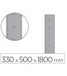 TAQUILLA METALICA ROCADA 300 1 MODULO 5 PUERTAS GRIS 330X500X1800 MM