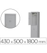 TAQUILLA METALICA ROCADA 400 1 MODULO X 2 PUERTAS GRIS 430X500X1800 MM
