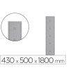 TAQUILLA METALICA ROCADA 400 1 MODULO X 5 PUERTAS GRIS 430X500X1800 MM