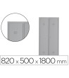 TAQUILLA METALICA ROCADA 400 2 MODULOS X 1 PUERTA GRIS 820X500X1800 MM