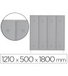 TAQUILLA METALICA ROCADA 300 4 MODULOS X 1 PUERTA GRIS 1210X500X1800 MM