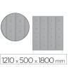 TAQUILLA METALICA ROCADA 300 4 MODULOS X 4 PUERTAS GRIS 1210X500X1800 MM
