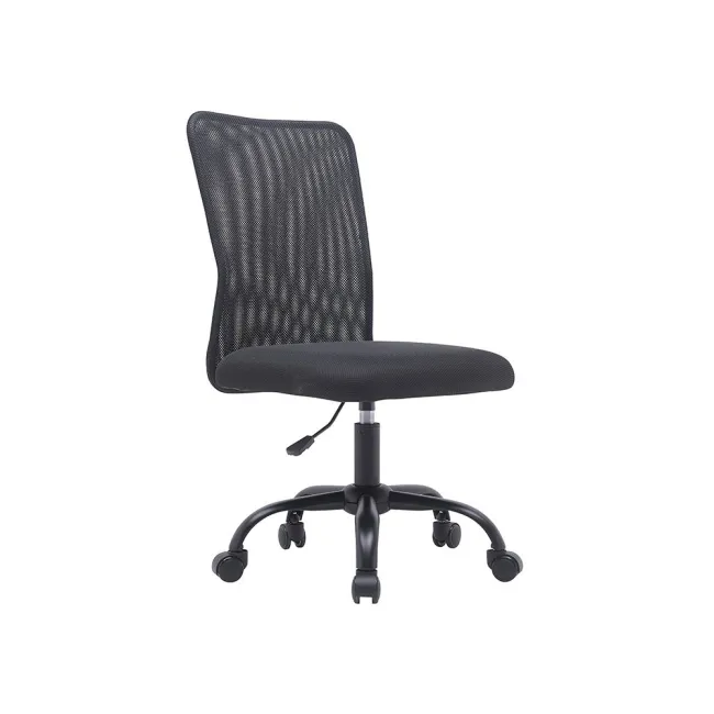 SILLA Q-CONNECT OFICINA PARMA MALLA SIN REPOSABRAZOS ALT MAX 990 ANC 480 PROF 590 COLOR NEGRO
