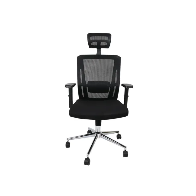 SILLA GIRATORIA Q-CONNECT ERGONOMICA RESPALDO ALTO Y REPOSACABEZA AJUSTABLE EN ALTURA 1180+100X630X625 MM