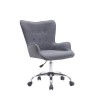 SILLA Q-CONNECT ESCRITORIO MES SINA BASE METALICA ALT MAX 960 ANC 570 PROF 620 RUEDAS PREMIUM COLOR GRIS