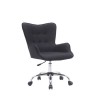 SILLA Q-CONNECT ESCRITORIO MES SINA BASE METALICA ALT MAX 960 ANC 570 PROF 620 RUEDAS PREMIUM COLOR NEGRO