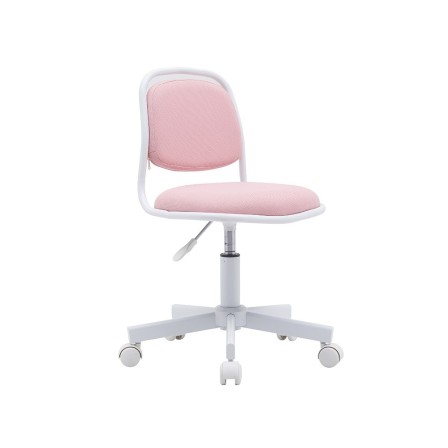 SILLA Q-CONNECT INFANTIL BARI ESCRITORIO COLOR ROSA ALT MAX 795 ANC 390 PROF 350 MM