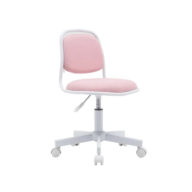 SILLA Q-CONNECT INFANTIL BARI ESCRITORIO COLOR ROSA ALT MAX 795 ANC 390 PROF 350 MM