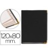 LISTIN TELEFONICO Q-CONNECT TAPA FLEXIBLE CON CANTONERA DORADA 120X80 MM